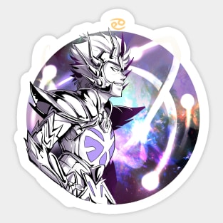 Cancer Deathmask Sticker